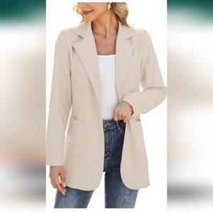 Dazosue Women's Open Front Blazer